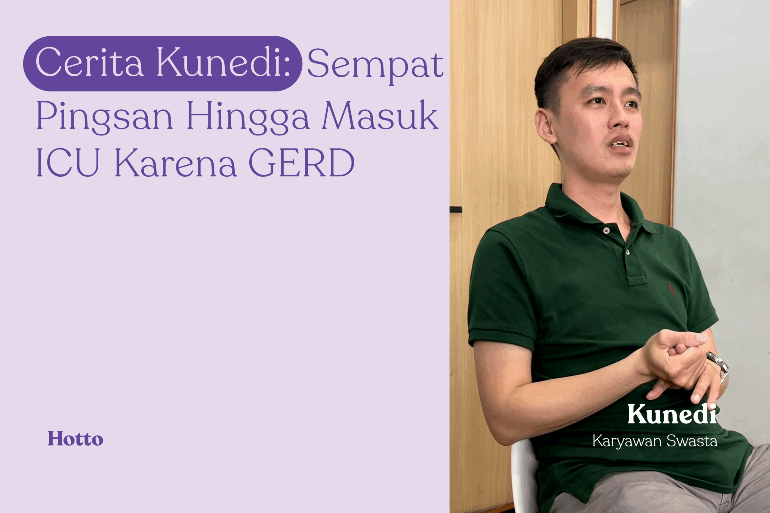 Cerita Kunedi Sempat Pingsan Hingga Masuk ICU Karena GERD