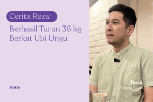 Cerita Reza Berhasil Turun 36 kg Berkat Ubi Ungu
