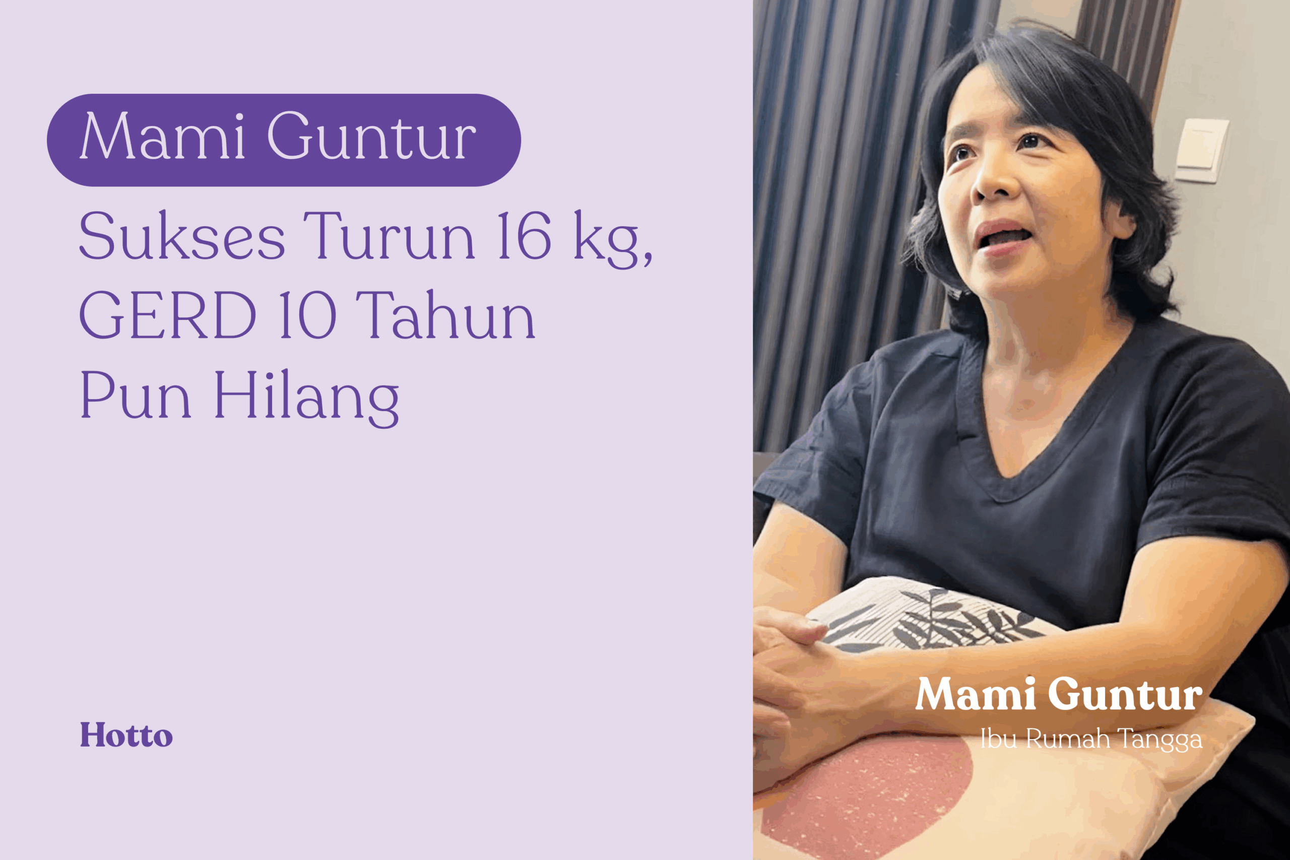 Mami Guntur Sukses Turun 16 kg, GERD 10 Tahun Pun Hilang