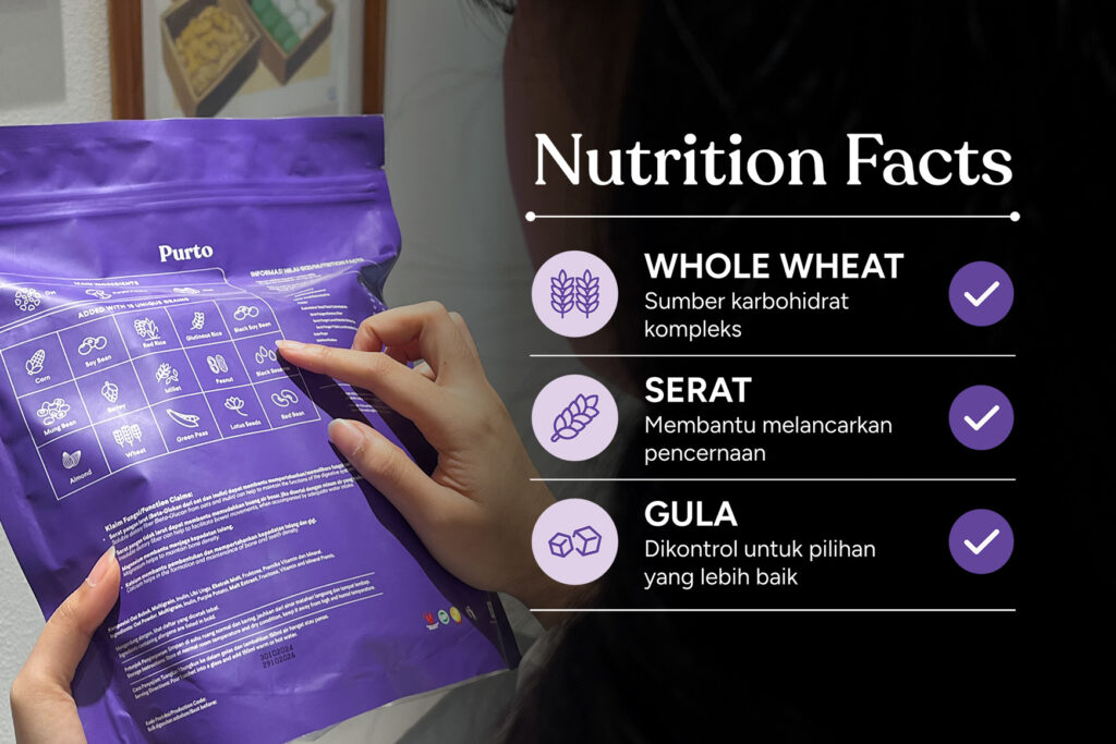 Nutrition facts diisi whole grain