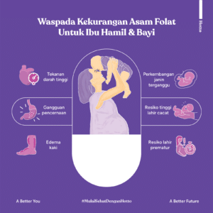 Pentingnya Memenuhi Kebutuhan Asam Folat untuk Ibu Hamil dan Bayi