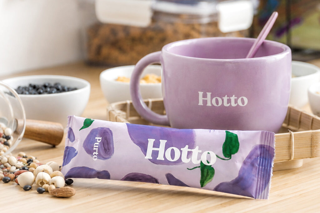 Produk Hotto purto sachet diseduh